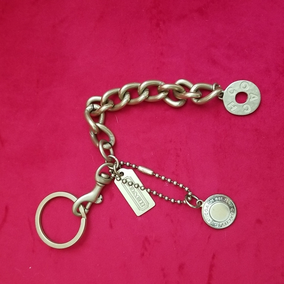 ●●COACH KEY CHAIN W FREE VINTAGE COACH BAG●● - Picture 1 of 8